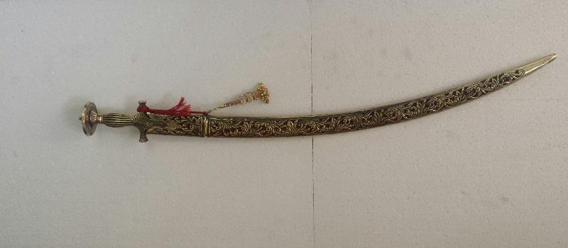 Decorative Brass Sword 03