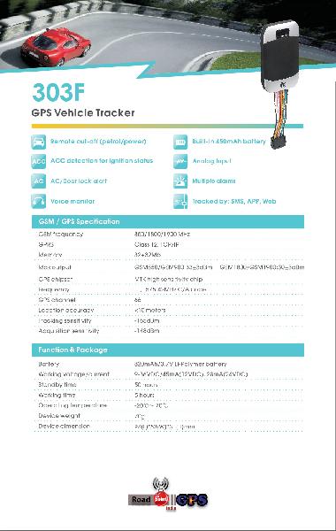 303F GPS Vehicle Tracker