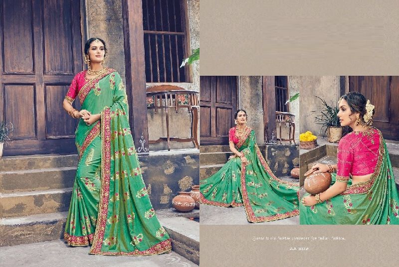 Fancy Silk Designer Saree