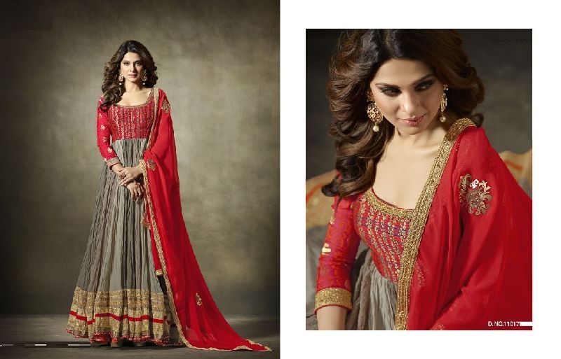 Heavy Georgette Long Anarkali Suit