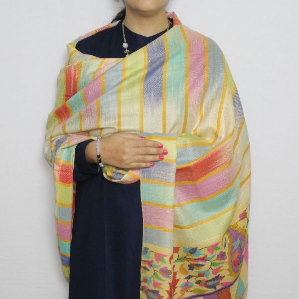 Multi-Colored Kani Pashmina Shawl