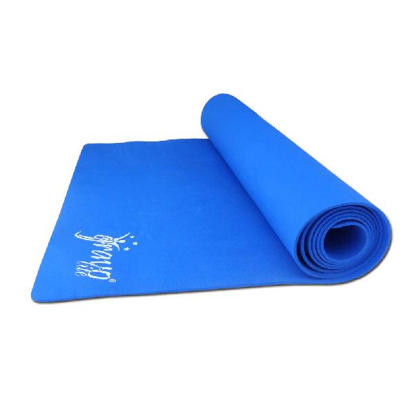 Premium Quality Blue Yoga Mat for Gym, Workout