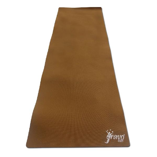 Premium Quality Brown Yoga Mat for Gym, Workout