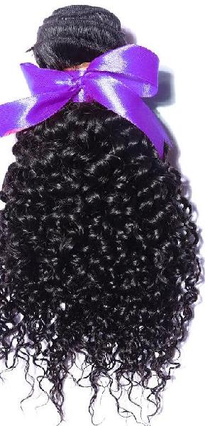 Kinky Weft Hair, for Parlour, Personal, Style : Curly