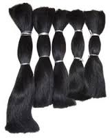 Non Remy Double Drawn Bulk Hair, for Parlour, Personal, Style : Straight