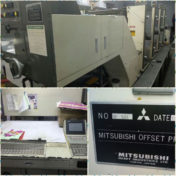 Mitsubishi 1f four colour offset printing machine for sale
