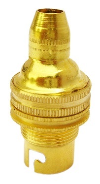 B15 Brass Cord Grip Lamp Holder