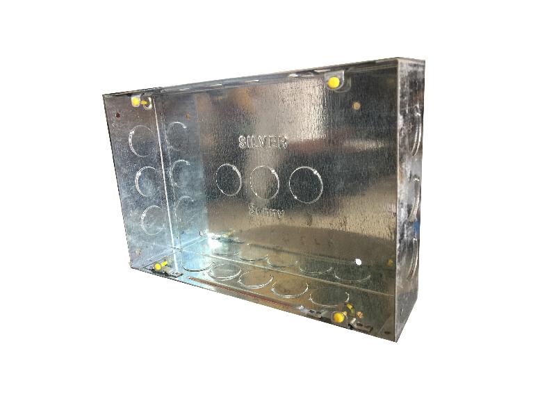 16 MODULE CONCEALED BOX(SILVER)