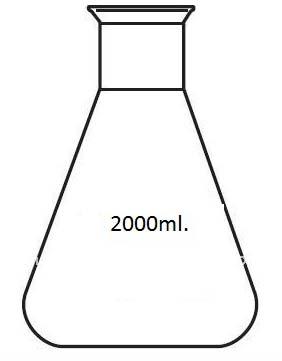 Steel Conical Flask 2000ml