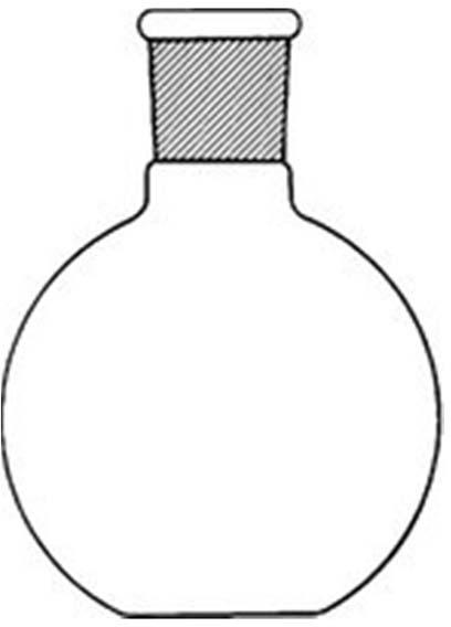 Flask Round or Flat Bottom 25ml.