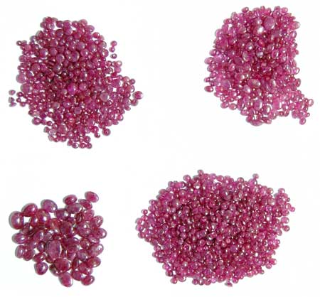 Ruby Cabochon Beads