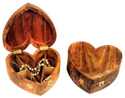 Heart Shape Jewellery Box