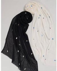 embroidered scarfs