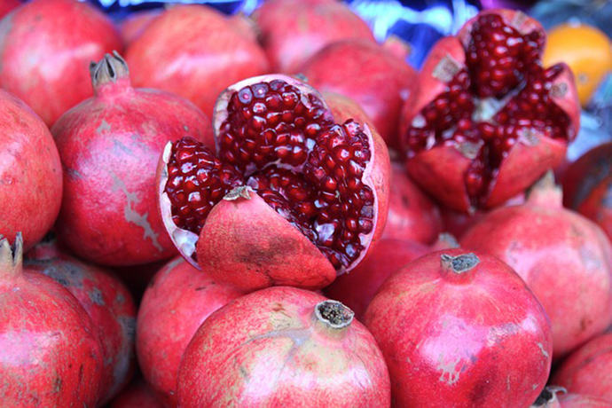 fresh pomegranate