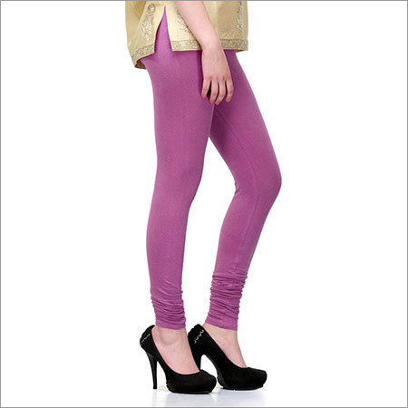 Purple Cotton Leggings