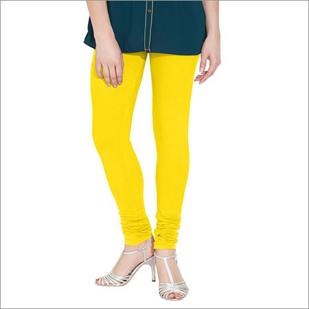 Yellow Cotton Leggings
