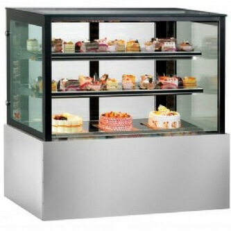 LEGEND ENGINEERS Glass Refrigerator Cake Display Counter, For Bakery