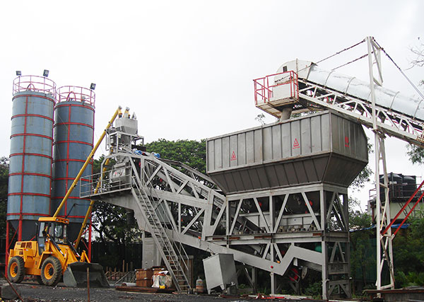 INTEGRAL MOBILE CONCRETE MIXING STATION