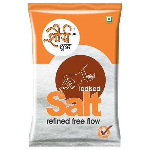 SHAURYA Iodised Refined Salt, Packaging Type : Packet