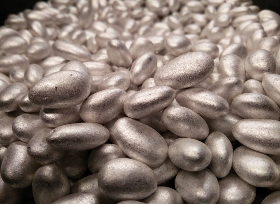 Silver Coated Almonds