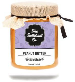 UNSWEETENED PEANUT BUTTER-CREAMY