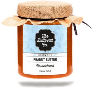 UNSWEETENED PEANUT BUTTER-CRUNCHY