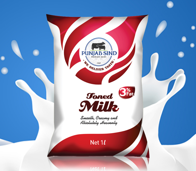 Punjab Sind Toned Milk