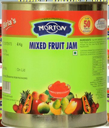 Morton 4kg Mixed Fruit Jam, Taste : Sweet