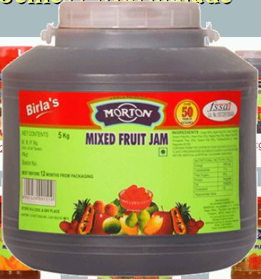 Morton 5kg Mixed Fruit Jam, Taste : Sweet