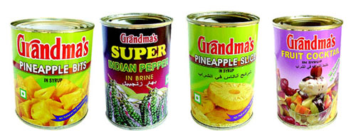 Canned Fruits Vegetables