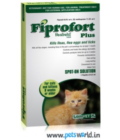 Savavet Fiprofort Plus Spot On For Cats 0.5 ml