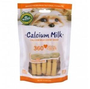 Basil Calcium Milk Dental Chews Bone