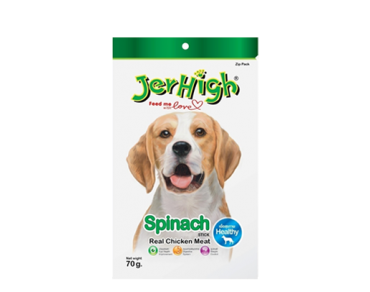 JerHigh Spinach dog food