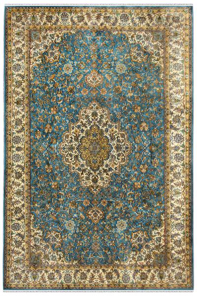 Neel Medallion Kashan carpet