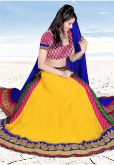 Semi Stitched Lehenga Choli