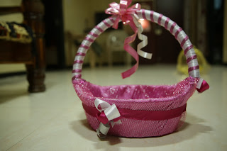 Pink Handmade Gift Basket