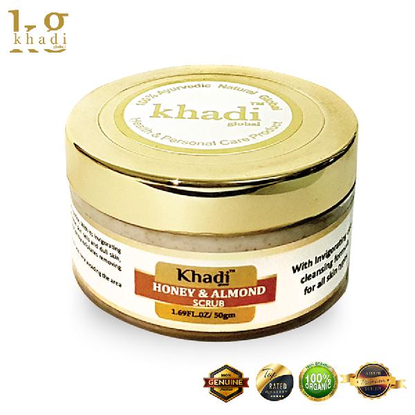 Khadi Honey & Almond Scrub, for Facial, Gender : Unisex