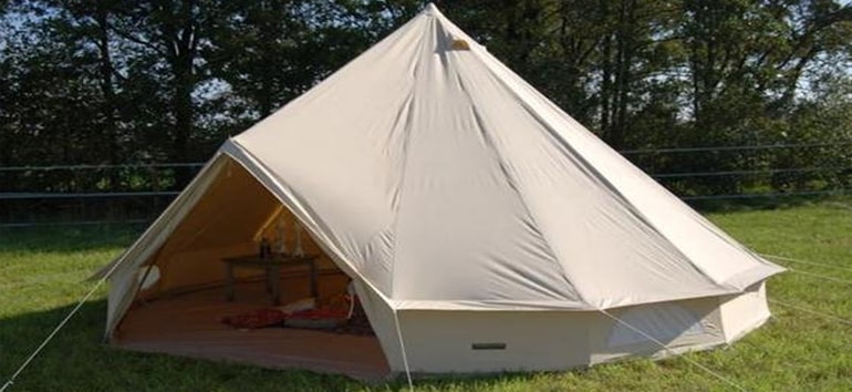 Metal Family Camping Tent, Color : White