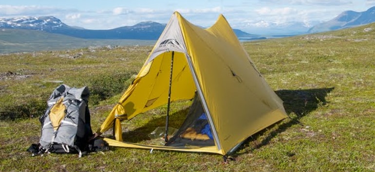 Hiking Tent, Color : Yellow