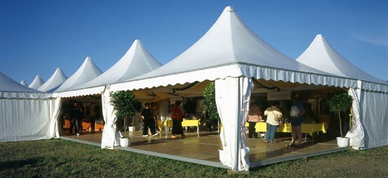 Fabric Pagoda Tent, Feature : Waterproof