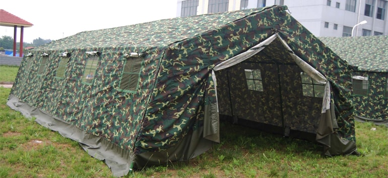 Printed Army Tent, Size : Customized, Color : Green at Best Price in Delhi