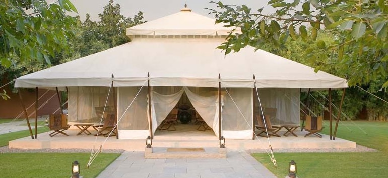 Ms Cotton Resort Luxury Tent, Feature : Extra Stronger, Water Proof, Wind Resistance, Fire Retardant