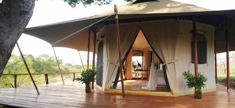 Swiss Cottage Tent, Size : Customized