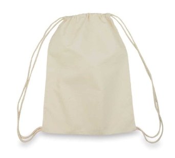 Cotton Plain Backpack Bag