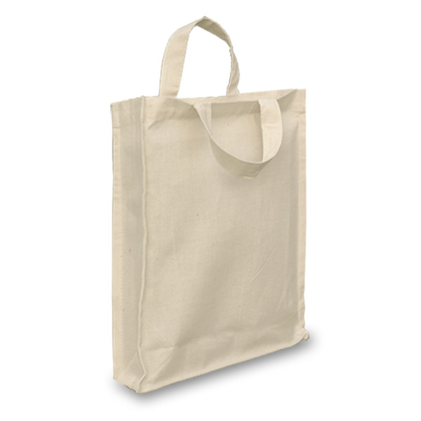 Cotton Plain Gusset Bag