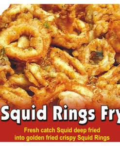 Britte Ready to Eat Squid Rings Fry, 350 gm