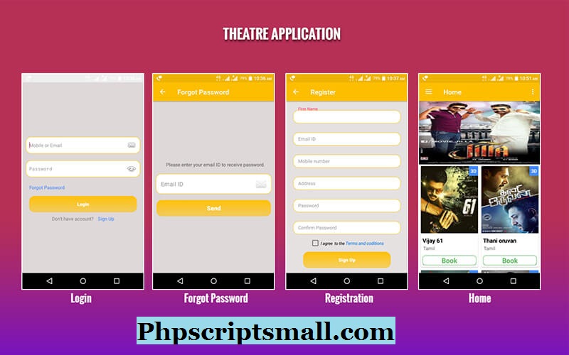 Android Movie Ticket Booking Apps