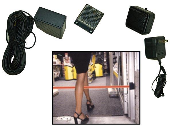 Infrared door detector