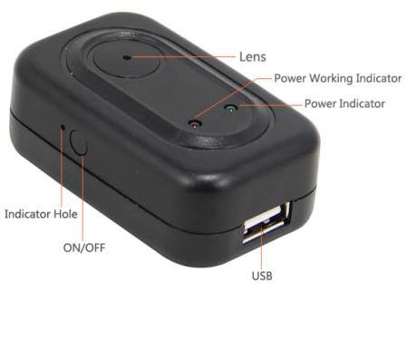 Spy charger camera