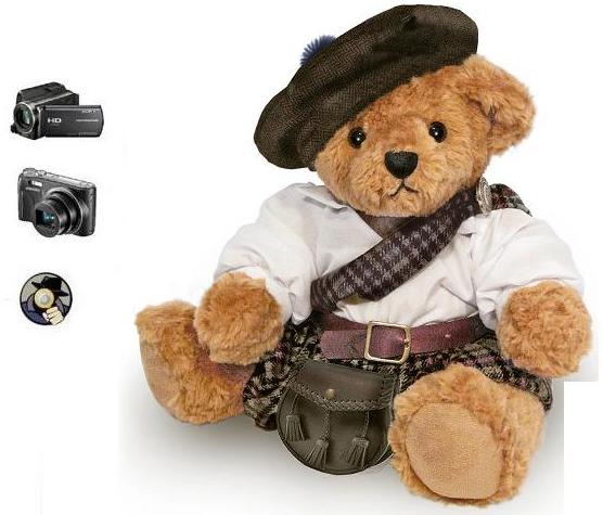 Spy Hidden Teddy Bear Secret Recording Camera